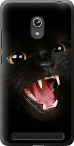 Чехол на Asus ZenFone 6 A600CG Чёрная кошка "932u-143-17620"