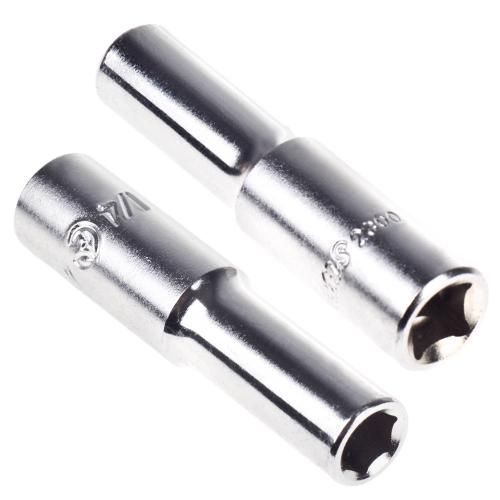 Торцева головка глибока 1/4" 6-г 10 мм (2300M10) HANS | Зображення 2