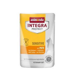 Корм вологий ветеринарний для кішок Integra Protect Sensitive with Turkey з харчовою нестерпністю, з