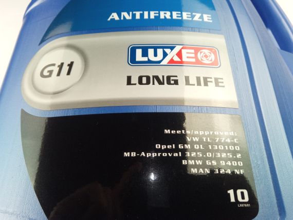 Антифриз LUXE ORIGINAL BLUE G11 (-40) (синий) 10 кг. | Зображення 1