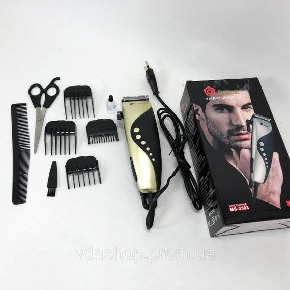 Машинка для точної стрижки бороди і волосся, Універсальний тример для стрижки та гоління IC-17
