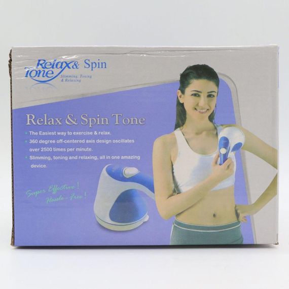 Масажер для тіла Relax&Tone з насадками / Антицелюлітний вібромасажер / Ручний масажер для тіла, рук та ніг | Зображення 8