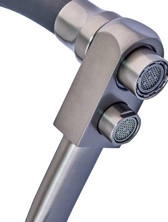 Змішувач для кухні Mixxus на дві води FUL-021 Graphite Refl.Black (MI6115) | Зображення 2