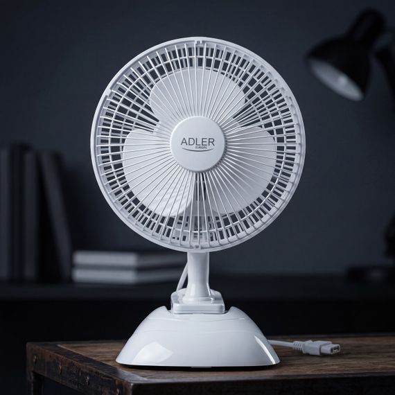 Вентилятор настільний Adler AD 7317, 15 см, 30 Вт, з затискачем та регулюванням швидкості | Зображення 7
