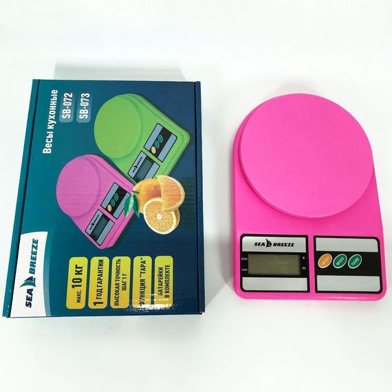 Кухонні ваги на акумуляторі SeaBreeze SB-072, Кухонні ваги з вимірюванням об'єму побутові XN-95