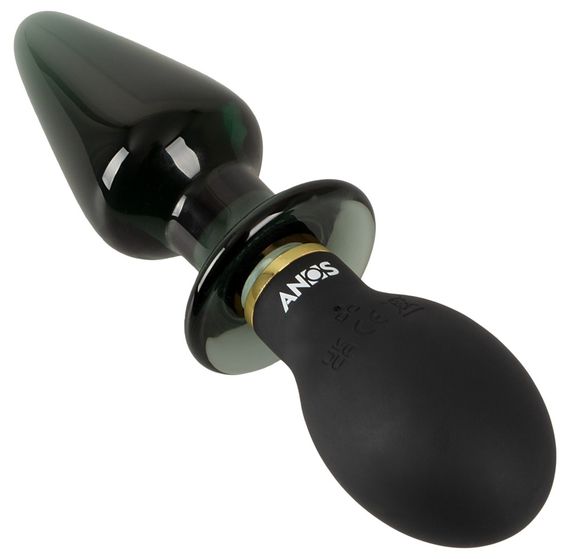 Анальний стимулятор - ANOS Double-Ended Butt Plug With Vibration | Зображення 4