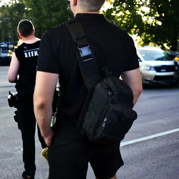 Чоловіча сумка через плече містка, Сумка через плече військового забарвлення Чоловіча армійська FP-89 | Зображення 4