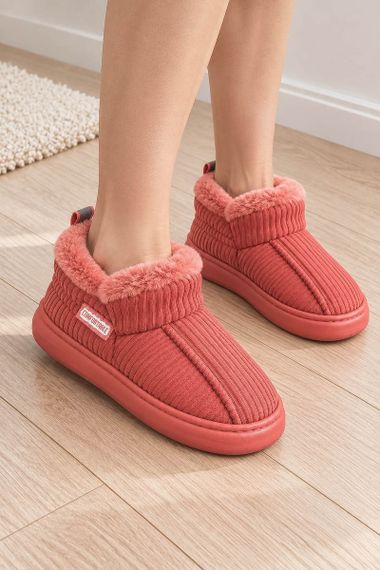 Капці-уггі жіночі повсякденні, колір кораловий, 243R1592 | Зображення 1