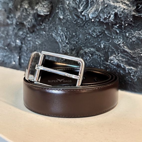 Мужской двухсторонний кожаный ремень 1845 | Зображення 2