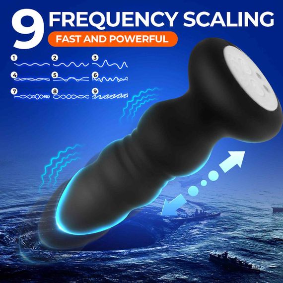 Анальная вибро пробка Lighting anal plug sexstyle | Зображення 3