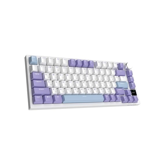 Клавіатура Ajazz AK820 Pro Flying Fish Switch Purple RGB USB/Wireless/Bluetooth UA Purple (AK820PRO-FF-PWB) | Зображення 3