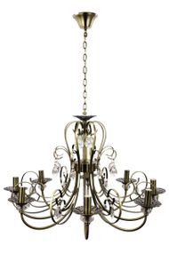 Люстра свічка 25338 Бронза 60-90х72х72 см.