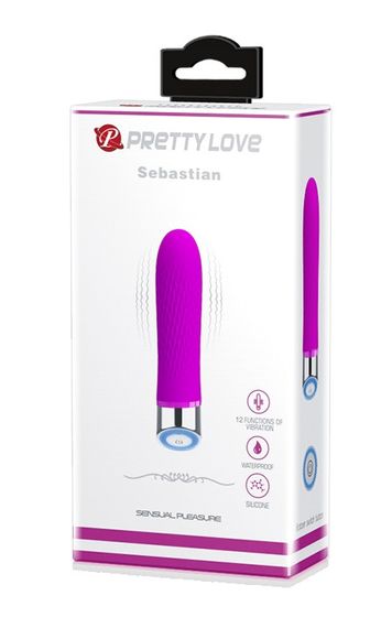 Вибромассажер серии Pretty Love Sebastian Purple, BI-014611 Sex Aura | Зображення 9