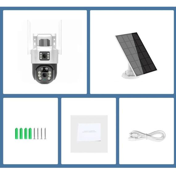 Камера відеоспостереження PTZ вулична WiFi із сонячною панеллю XPRO TP34-WIFI V380PRO (45046-16978_1896) | Зображення 6