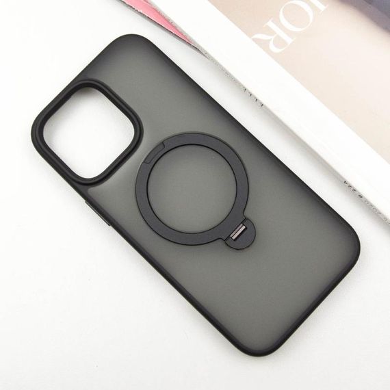 Чохол Ummi Colorful with Magnetic Fit HQ Ring для Apple iPhone 14 Pro Max (6.7") Black | Зображення 1