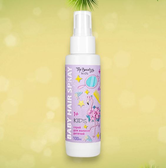 Дитячий спрей для волосся Top Beauty Kids Baby Hair Spray 1+ 100 мл (4820169185211)