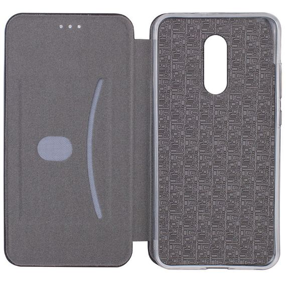 Шкіряний чохол-книжка Classy для Xiaomi Redmi 5 Чорний | Зображення 3