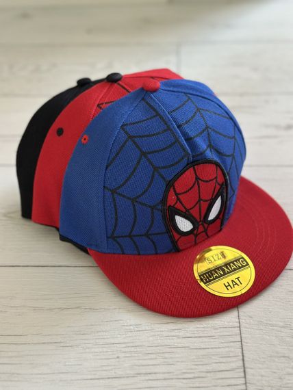 Кепка дитяча снепбек (Snapback) Людина Павук  Спайдермен Синій з червоним 50-54р (2234) | Зображення 5