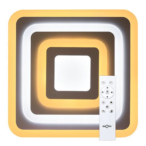 Светильник светодиодный Biom SMART 120Вт 3000-6000K+RGB с д/у 2,4G + Bluetooth APP