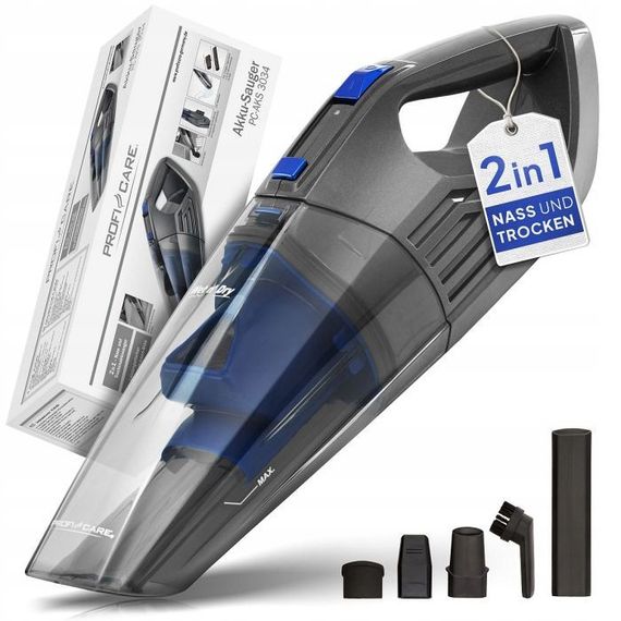 Беспроводной аккумуляторный пылесос ProfiCare PC-AKS 3034 2в1: сухая и влажная уборка