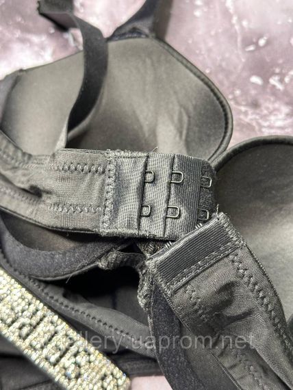 Комплект жіночої нижньої білизни Victoria`s Secret жіночі трусики та бюстгальтер бразиліана - Чорний, 75B | Зображення 3