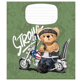 Тетрадь ученическая "Stay Strong" 018-3308L-4 в линию, 18 листов