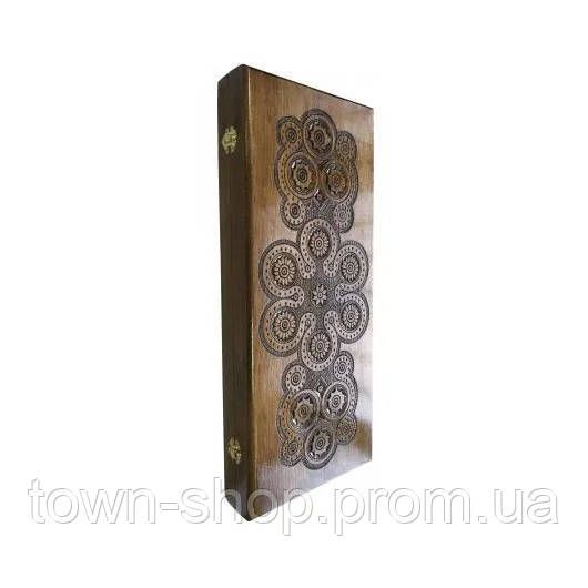 Нарды деревянные ручной работы Backgammon 1 NR - 5244, 32 фишки двух цветов | Зображення 2