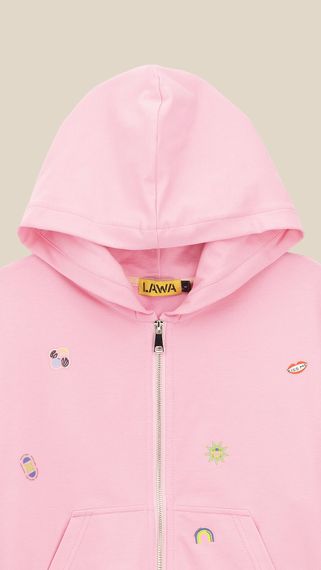 Толстовка з принтом жіноча LAWA P-WT02314 M Рожевий shop (2000999563027) | Зображення 1