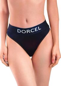 Трусики стринги з кишенею для вібратора Dorcel PANTY LOVER, Чорний, M, M