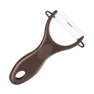Овочечистка Ardesto Fresh, кераміка, пластик, коричневий (AR2101BR) | Зображення 1