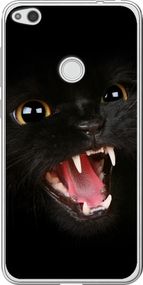 Чехол на Huawei P8 Lite (2017) Чёрная кошка "932u-777-17620"