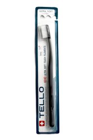 Зубна щітка Tello 6240 Ultra Soft, d 0.10 mm, чорна