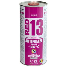 Антифриз для двигуна XADO Antifreeze Red 13 -40⁰С (10 л)