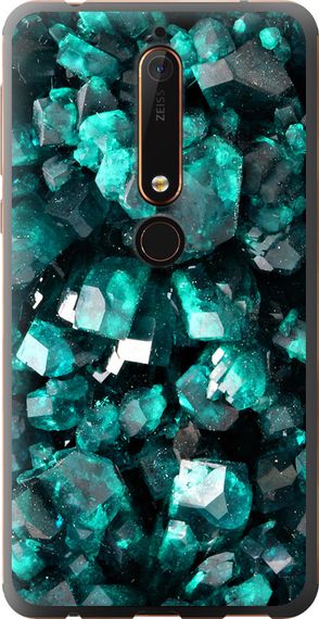 Чехол на Nokia 6 2018 Кристаллы 2 "3674u-1386-17620"