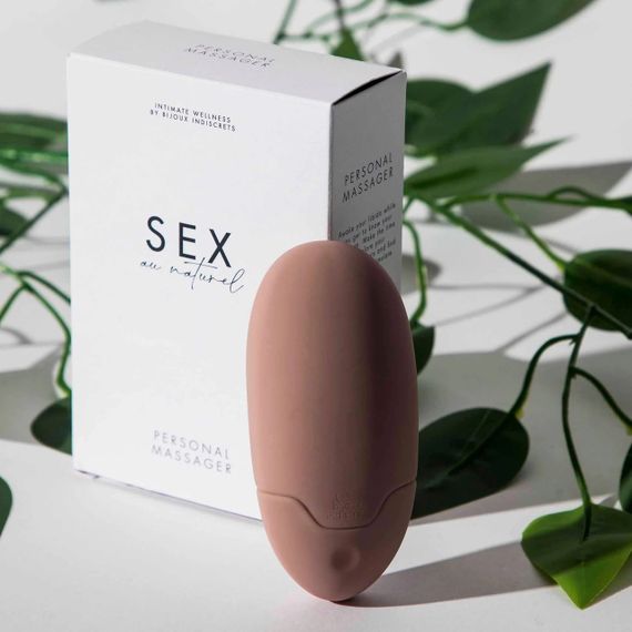 Вібромасажер для клітора та всього тіла Bijoux Indiscrets Sex au Naturel PERSONAL MASSAGER, рожевий sexstyle | Зображення 1