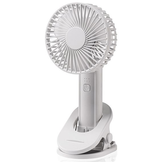 Портативний вентилятор K37 з затискачем 2000mAh White