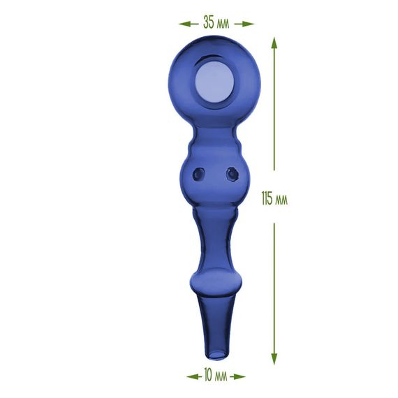 Трубка Для Масел "Oil Pipe Large Hole Blue" | Зображення 1