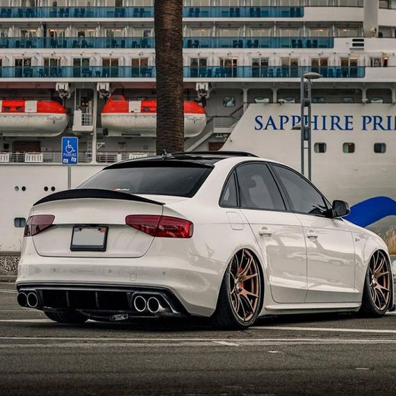 Спойлер (для S4 2013-2016, Карбон) для Ауди A4 B8 рр | Зображення 2