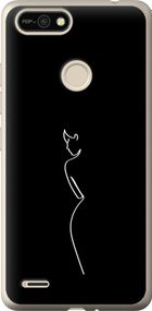 Чехол на Tecno Pop 2F B1F Силуэт1 "4590u-2391-17620"