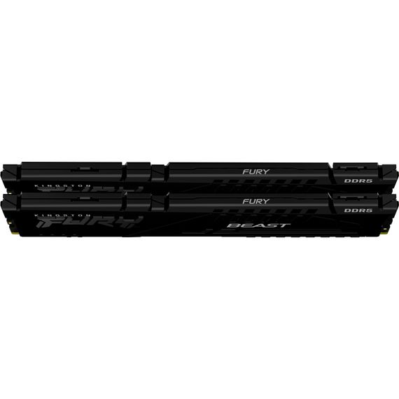 Модуль пам'яті для комп'ютера DDR5 64GB (2x32GB) 6000 MHz Beast Black EXPO Kingston Fury (ex.HyperX) (KF560C36BBEK2-64) | Зображення 3