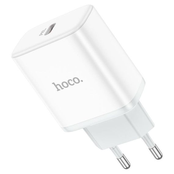 СЗУ 110-240V HOCO C104A, USB-C, PD20W, White | Зображення 4