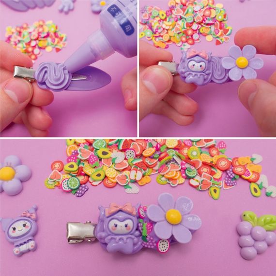 Дитячий набір для творчості "Заколки своїми руками" VT4600-01 фіолетовий | Зображення 2