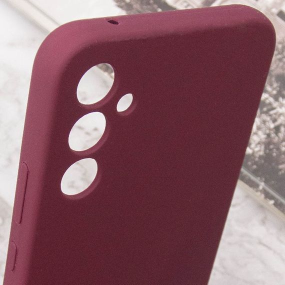 Чехол Silicone Cover Lakshmi Full Camera (AAA) для Samsung Galaxy S24+ Бордовый / Plum | Зображення 5