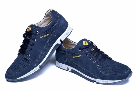 Кросівки літні Columbia перфорація сині | Зображення 1