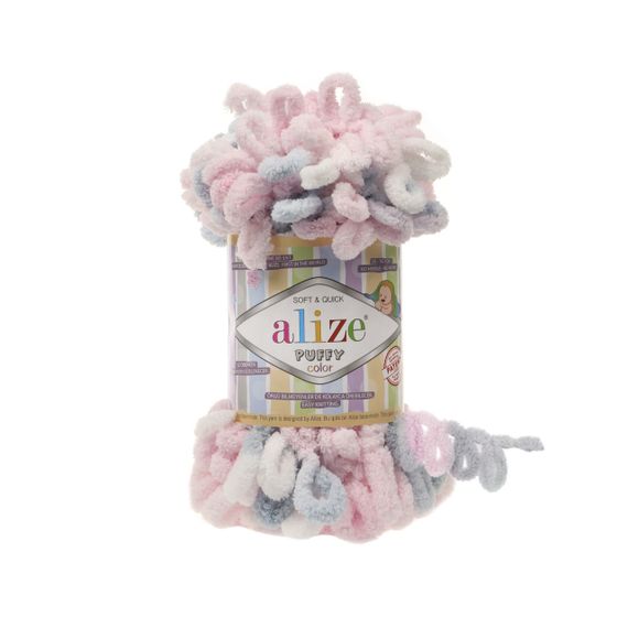 Пряжа ALIZE PUFFY COLOR 5864 алізе пуффі колор