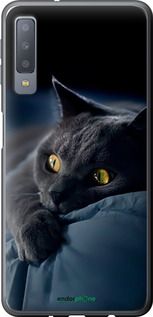 Чохол на Samsung Galaxy A7 (2018) A750F Димчастий кіт "825u-1582-2448"