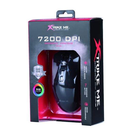 Мишка Xtrike ME GM-215 RGB-LED USB Black (GM-215) | Зображення 3