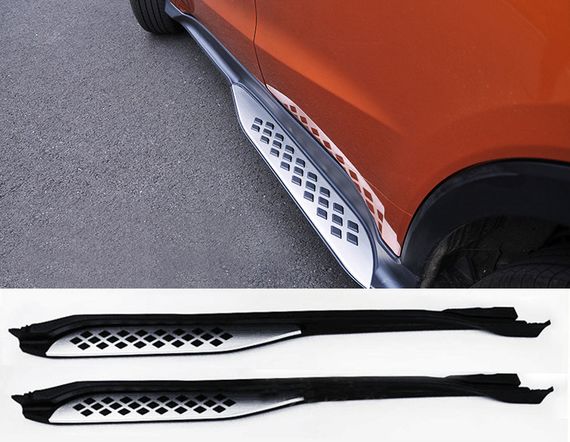 Бокові пороги тип-2B (2 шт) для Honda HR-V 2014-2021рр | Зображення 1