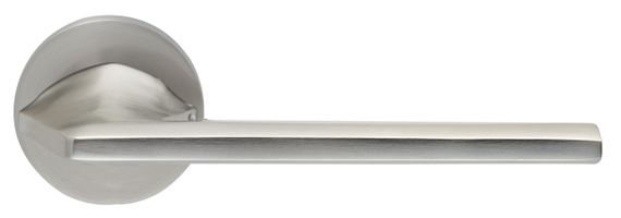 Ручка Ilavio 2401 на круглой розетке Нікель матовий