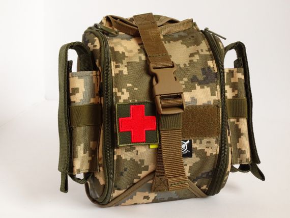 Аптечка тактична військова швидкого знімання Піксель на MOLLE GEN2 | Зображення 2